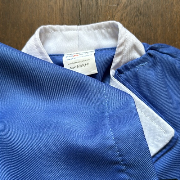 Small 4-6 Pilot stewardess Pan Am Dress America Costume 50 days of school - Picture 5 of 15